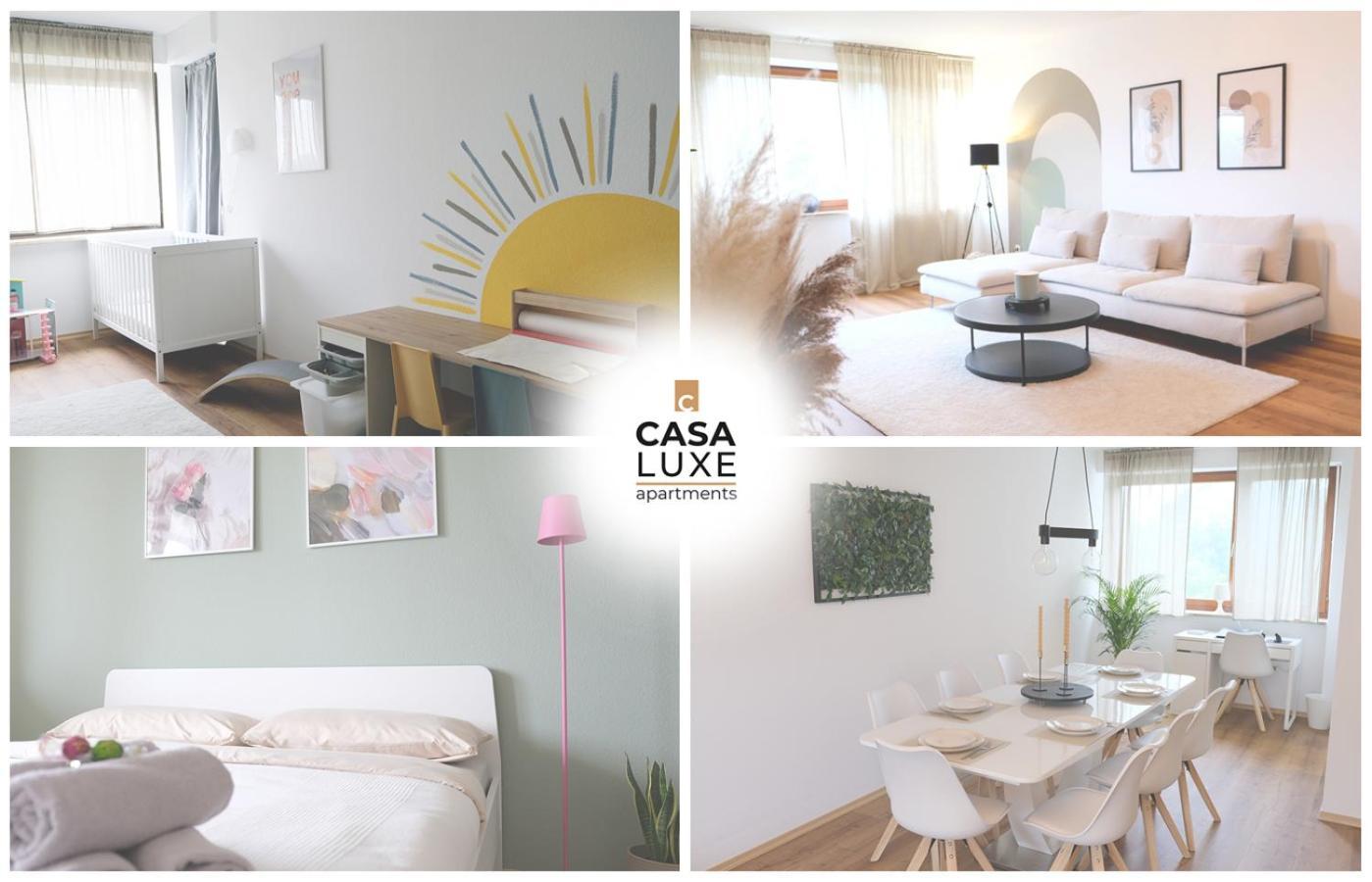 Апартаменти Casa Luxe - 120Qm - Zentral - Familienfreundlich - Parkplatz - 5Km Zum Legoland Гюнцбург Екстер'єр фото
